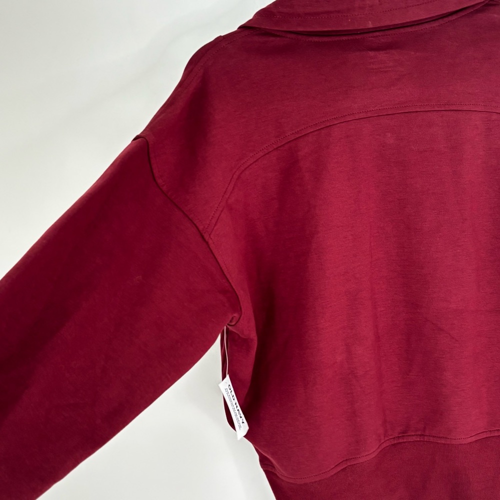 Old Navy Active Women’s Collared Sweatshirt w/ pockets Size Medium New K61 - Picture 11 of 16